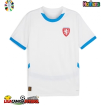 Camisa de Futebol República Checa Equipamento Secundário Europeu 2024 Manga Curta